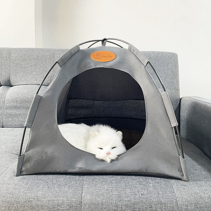 Foldable Cat Outdoor Canvas Tent - 𝓢𝓱𝓸𝓹𝓵𝓮𝓬𝔂