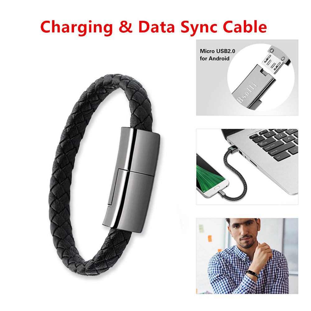 New Bracelet Charger USB Charging Cable Data Charging Cord For IPhone14 13 Max USB C Cable For Phone Micro Cable - 𝓢𝓱𝓸𝓹𝓵𝓮𝓬𝔂