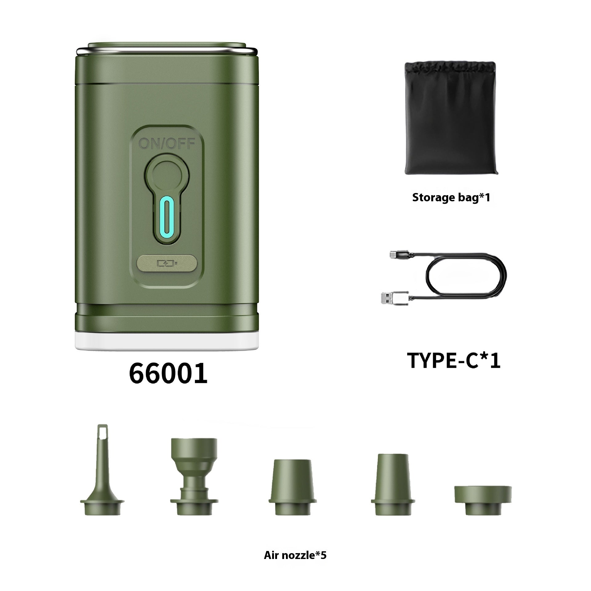 Outdoor Air Fast Suction Storage Wireless Portable
