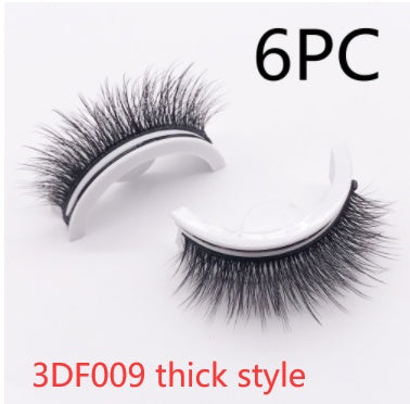 Reusable 3D Mink Lashes Natural False Eyelashes Self Adhesive Fake Glue Free Makeup Eyelash Extension Silk - 𝓢𝓱𝓸𝓹𝓵𝓮𝓬𝔂