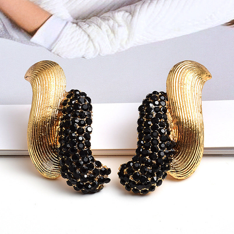 European And American Style Trendy Earrings Diamond - 𝓢𝓱𝓸𝓹𝓵𝓮𝓬𝔂