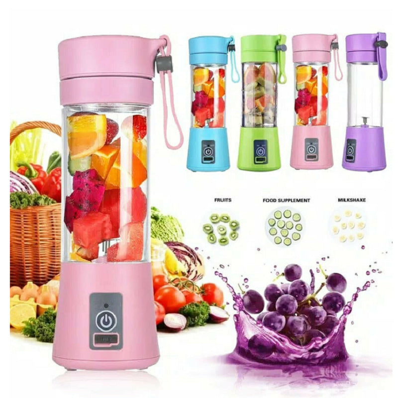 Portable Blender With USB Rechargeable Mini Kitchen Fruit Juice Mixer Home Simple Portable Electric Mini Juicer - 𝓢𝓱𝓸𝓹𝓵𝓮𝓬𝔂