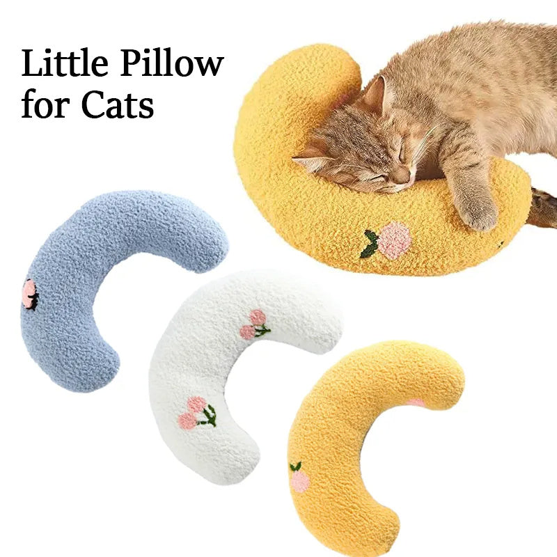 Little Pillow For Cats Fashion Neck Protector Deep Sleep Puppy U-Shaped Pillow Pets Pillow Kitten Headrest Dog Sleeping Pillow Pet Products - 𝓢𝓱𝓸𝓹𝓵𝓮𝓬𝔂