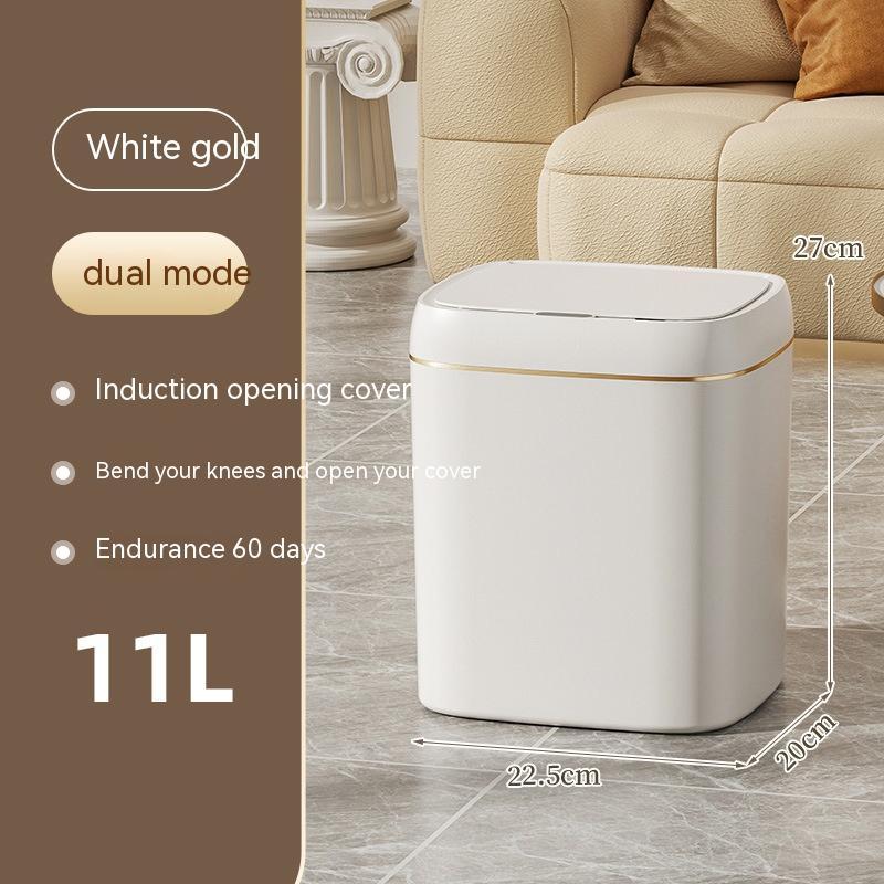 Smart Trash Can With Lid For Bedroom And Living Room Kitchen Storage Box Trash Can Induction Small Car Box Automatic Smart Dustbin Smart Trash Bin - 𝓢𝓱𝓸𝓹𝓵𝓮𝓬𝔂