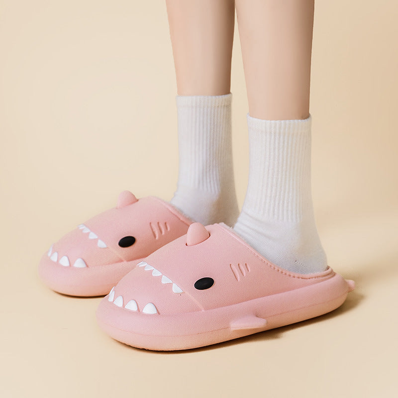 Cartoon Shark Shoes Home Slippers EVA Lovers Slippers Winter Soft Bottom Waterproof Shoes - 𝓢𝓱𝓸𝓹𝓵𝓮𝓬𝔂