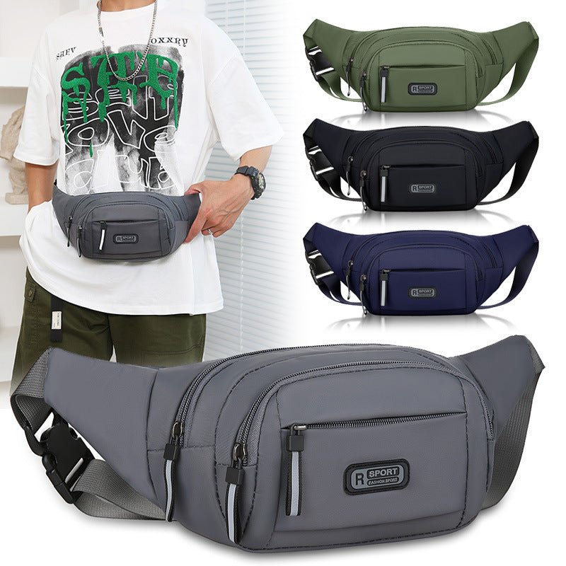Men's Multifunctional Waist Bag Wear-resistant Waterproof Crossbody Bags - 𝓢𝓱𝓸𝓹𝓵𝓮𝓬𝔂