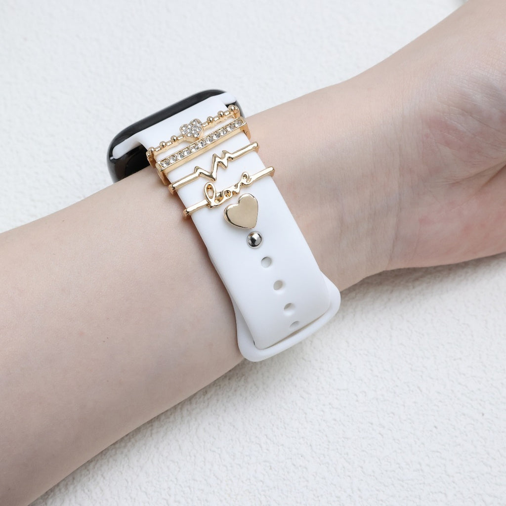 Strap DIY Decorative Buckle Silicone Watch Accessories - 𝓢𝓱𝓸𝓹𝓵𝓮𝓬𝔂