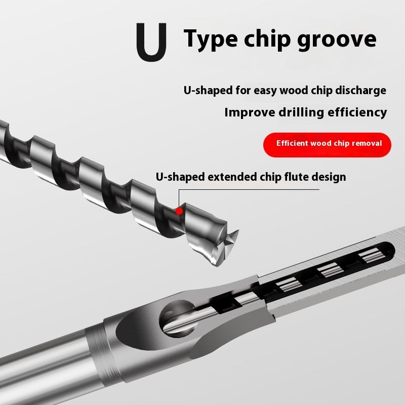 Square Hole Drill Bit Woodworking Tool Square Tapper - 𝓢𝓱𝓸𝓹𝓵𝓮𝓬𝔂