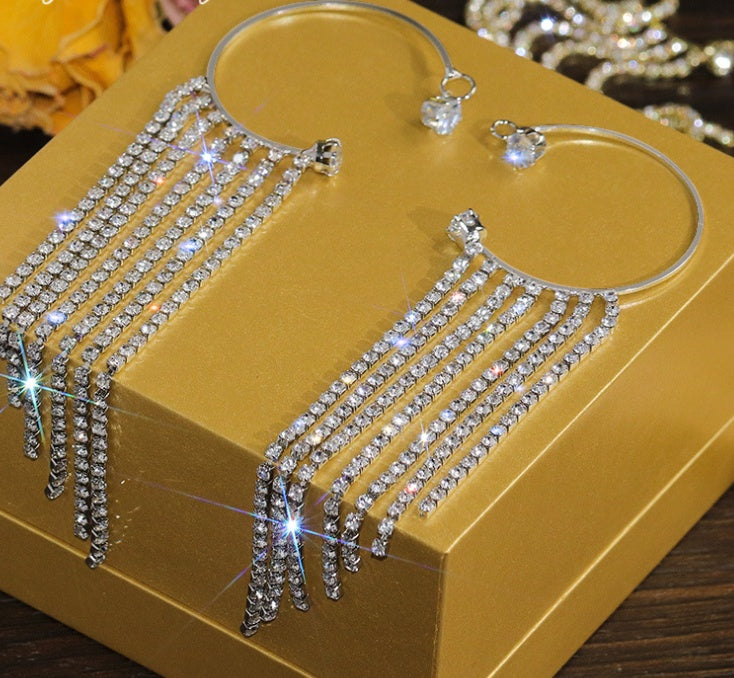 Fashionable And Simple Long Tassel Earrings - 𝓢𝓱𝓸𝓹𝓵𝓮𝓬𝔂