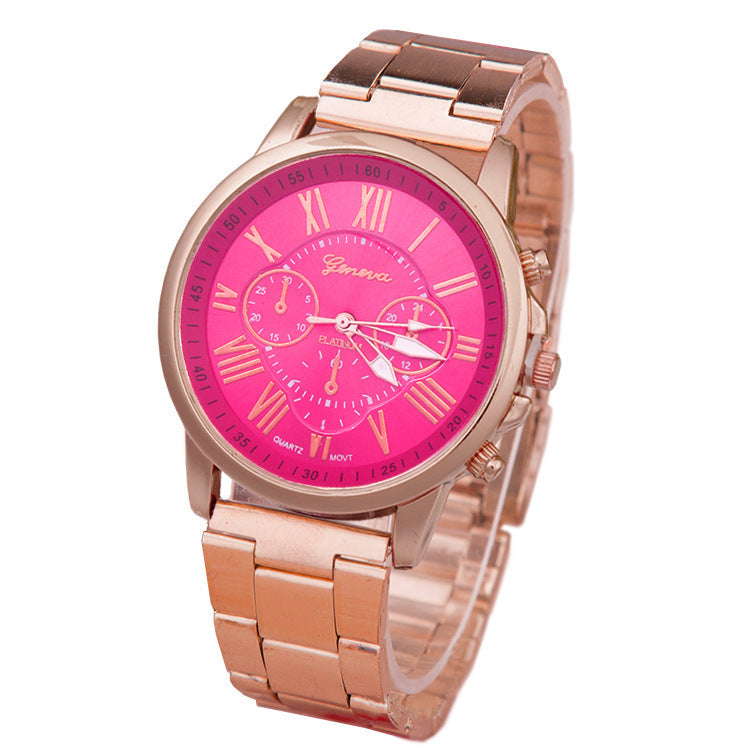 Women's Leisure Alloy Steel Belt Quartz Watch - 𝓢𝓱𝓸𝓹𝓵𝓮𝓬𝔂