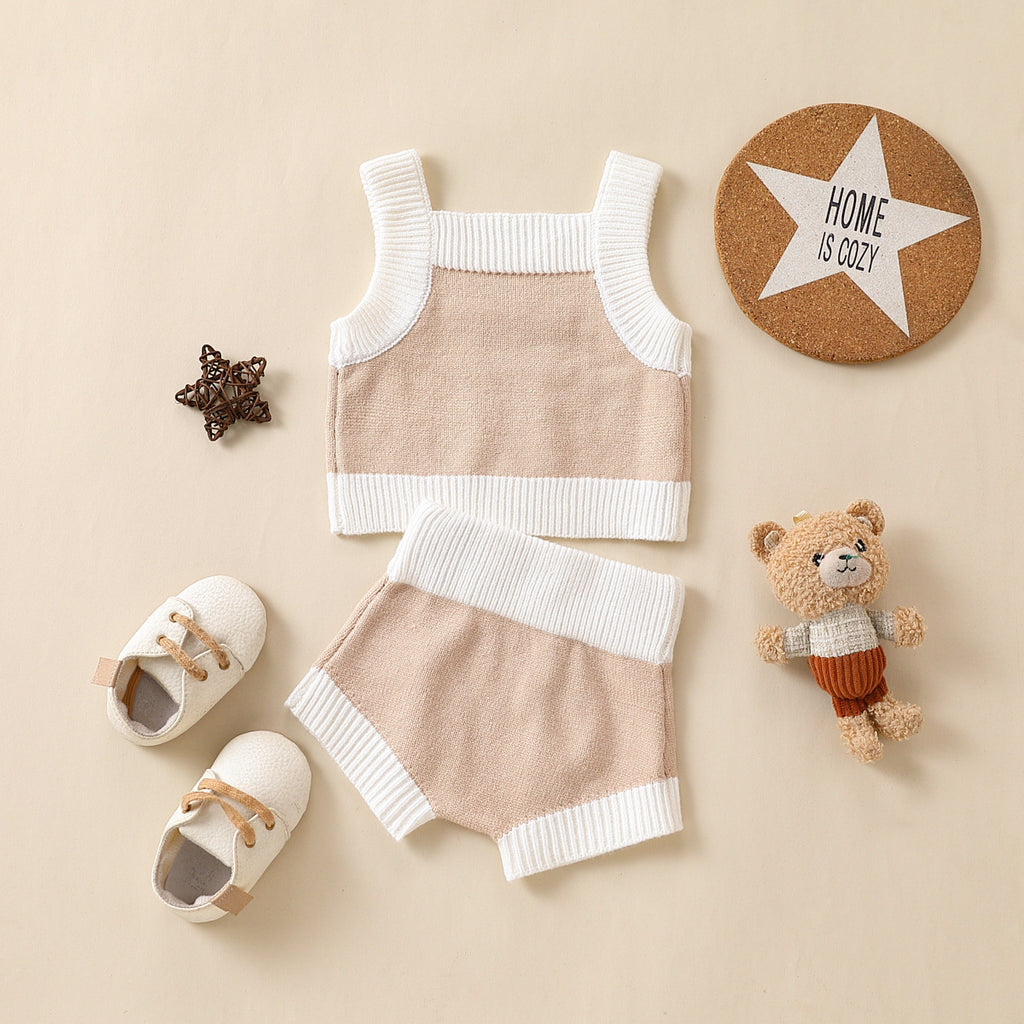 Children's Fashion Tank Top Summer Sweater Set - 𝓢𝓱𝓸𝓹𝓵𝓮𝓬𝔂