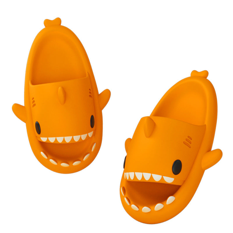 Adult's Slippers Indoor Outdoor Funny Shark Cartoon - 𝓢𝓱𝓸𝓹𝓵𝓮𝓬𝔂