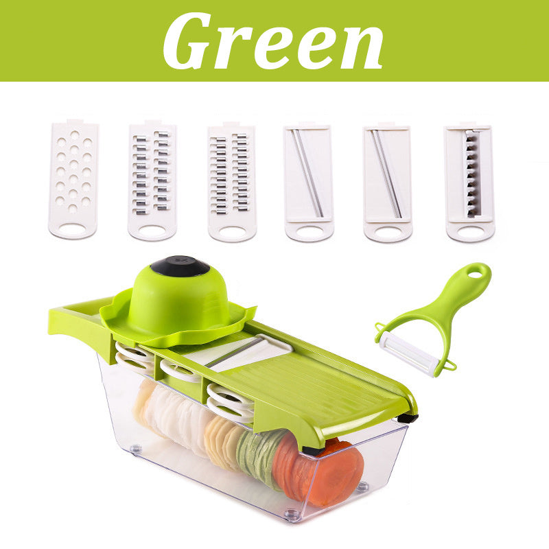 Multifunctional Vegetable Cutter Home Kitchen Slicing And Dicing Fruit Artifact - 𝓢𝓱𝓸𝓹𝓵𝓮𝓬𝔂