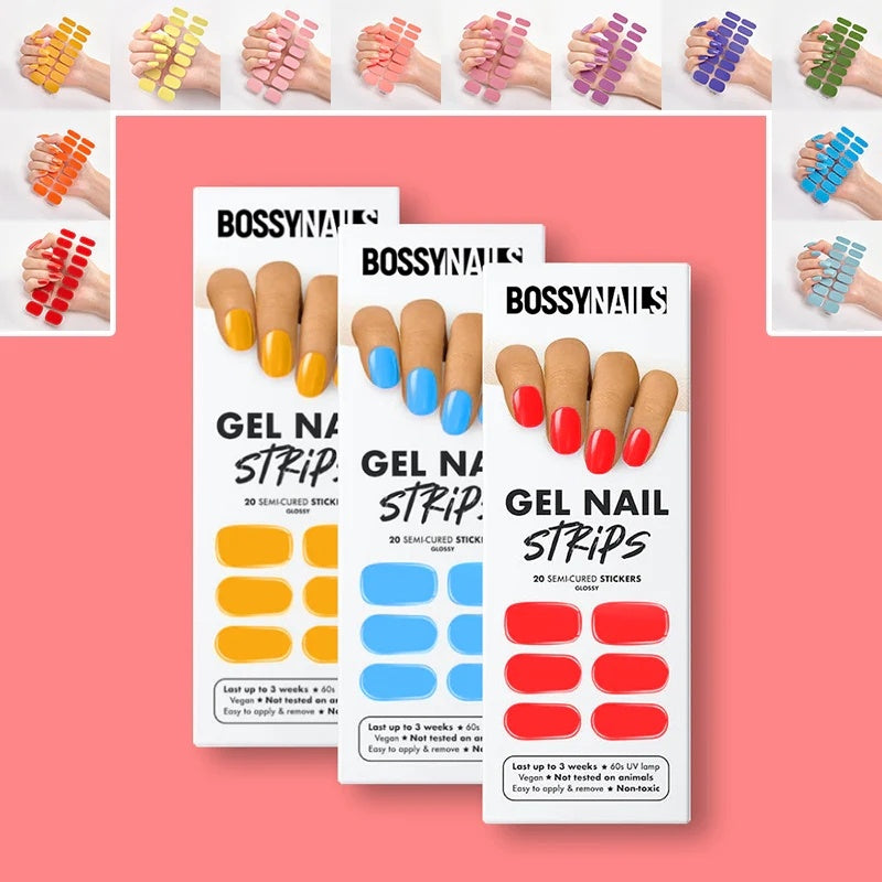 Nail Sticker Letter Color Nail Art Sticker Full Sticker - 𝓢𝓱𝓸𝓹𝓵𝓮𝓬𝔂