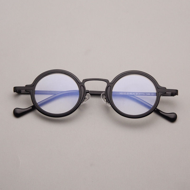 Retro Hawksbill Metal Round Frame Glasses Myopia - 𝓢𝓱𝓸𝓹𝓵𝓮𝓬𝔂