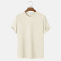 Men Summer Solid Color Round Neck Basic T-Shirts - 𝓢𝓱𝓸𝓹𝓵𝓮𝓬𝔂