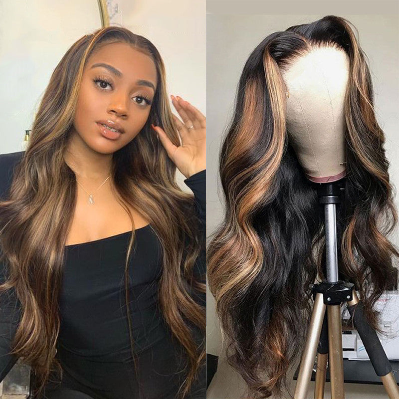 Women's Fashion Foreign Trade Wigs, Long Curly Hair, Chemical Fiber Wigs, Rose Net - 𝓢𝓱𝓸𝓹𝓵𝓮𝓬𝔂