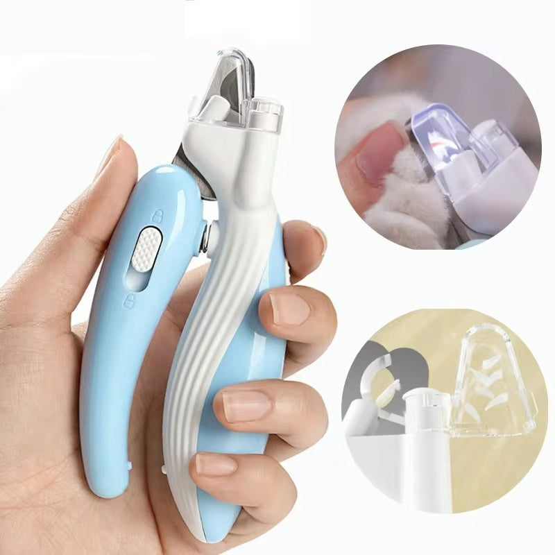 Pet Nail Clippers Dog Nail Clippers Cat Nail Clippers LED Electric Nail Grinder Pet Supplies LED Light Pet Nail Clippers - 𝓢𝓱𝓸𝓹𝓵𝓮𝓬𝔂