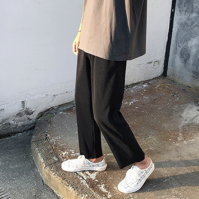 Mens Loose Pleated Fashion And Comfort Pants - 𝓢𝓱𝓸𝓹𝓵𝓮𝓬𝔂