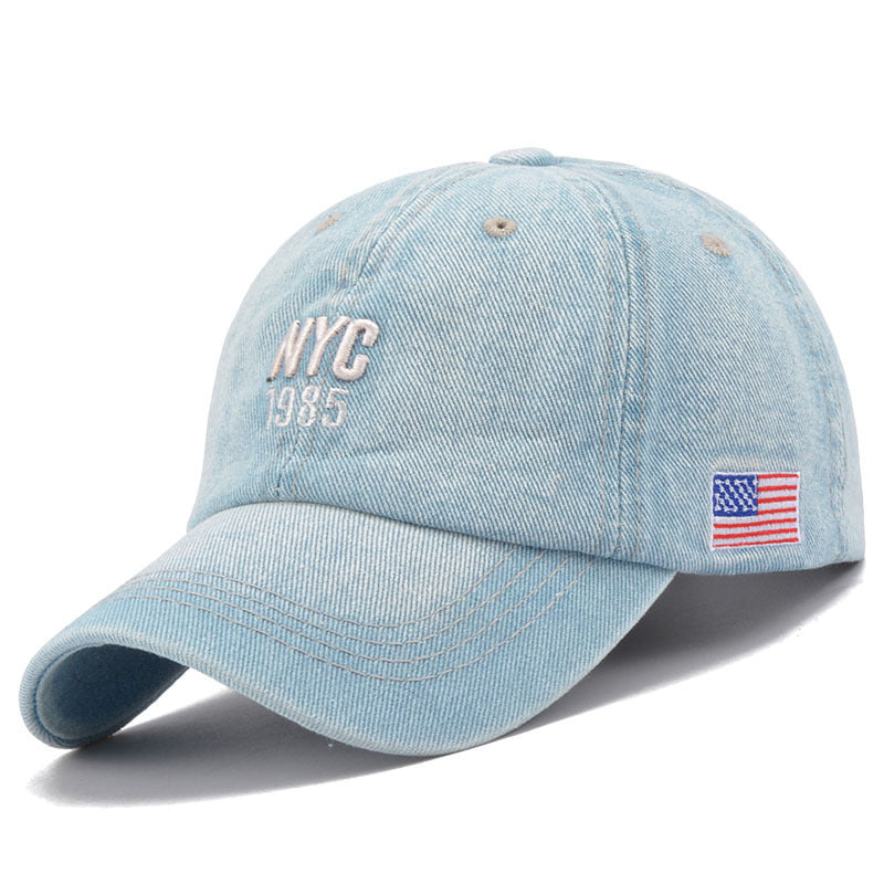 Hat Men's Denim Baseball Peaked Cap - 𝓢𝓱𝓸𝓹𝓵𝓮𝓬𝔂