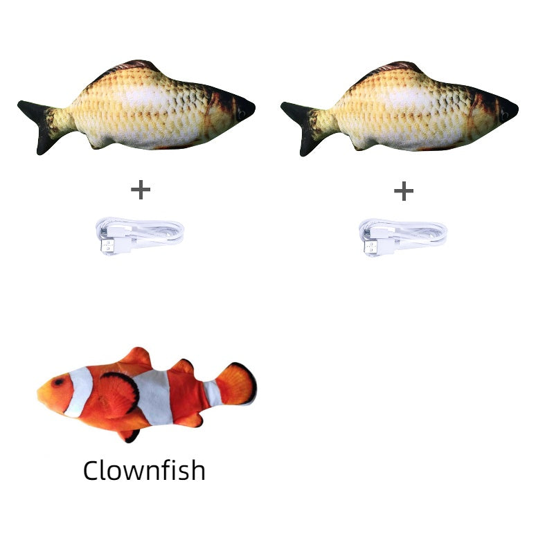 Without Cat Nip Version - Electric Jumping Fish Simulation Electric Fish Toy - 𝓢𝓱𝓸𝓹𝓵𝓮𝓬𝔂