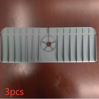 Kitchen Silicone  Faucet Absorbent Mat Sink Splash Guard Silicone Faucet Splash Catcher Countertop Protector For Bathroom Kitchen Gadgets - 𝓢𝓱𝓸𝓹𝓵𝓮𝓬𝔂