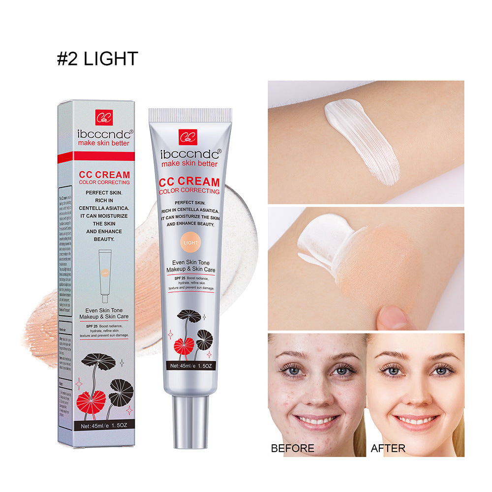Moisturizing Correcting CC Cream Waterproof Anti-sweat Makeup Before Concealer Lasting Women Makeup Protect Skin Erborian Make - 𝓢𝓱𝓸𝓹𝓵𝓮𝓬𝔂