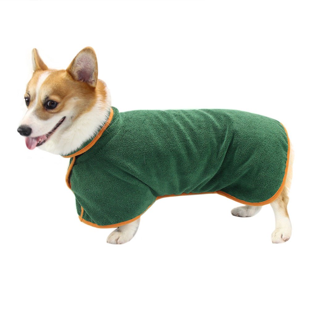 Absorbent Pet Bathrobe With Waist-wrapped Microfiber - 𝓢𝓱𝓸𝓹𝓵𝓮𝓬𝔂