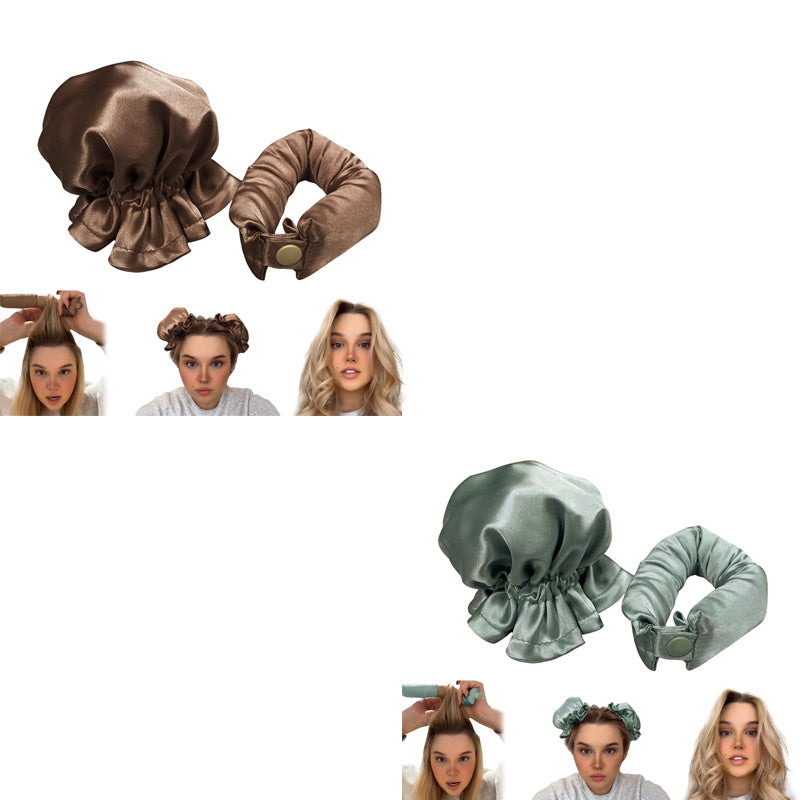 New Heatless Curl Stick With Cloth Cover Cute Ball Head Hair Curler Headband Hair Rollers Wave Form Curling Rod Hair Style Tools Gadgets - 𝓢𝓱𝓸𝓹𝓵𝓮𝓬𝔂