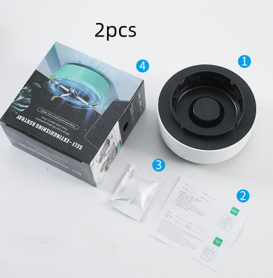 Smoke Removal Air Purification Ashtray Anion Purification Practical Automatic Purifier Ashtray Portable Gadgets For Car Ashtray - 𝓢𝓱𝓸𝓹𝓵𝓮𝓬𝔂