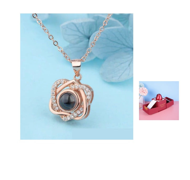 Hot Valentine's Day Gifts Metal Rose Jewelry Gift Box Necklace For Wedding Girlfriend Necklace Gifts - 𝓢𝓱𝓸𝓹𝓵𝓮𝓬𝔂
