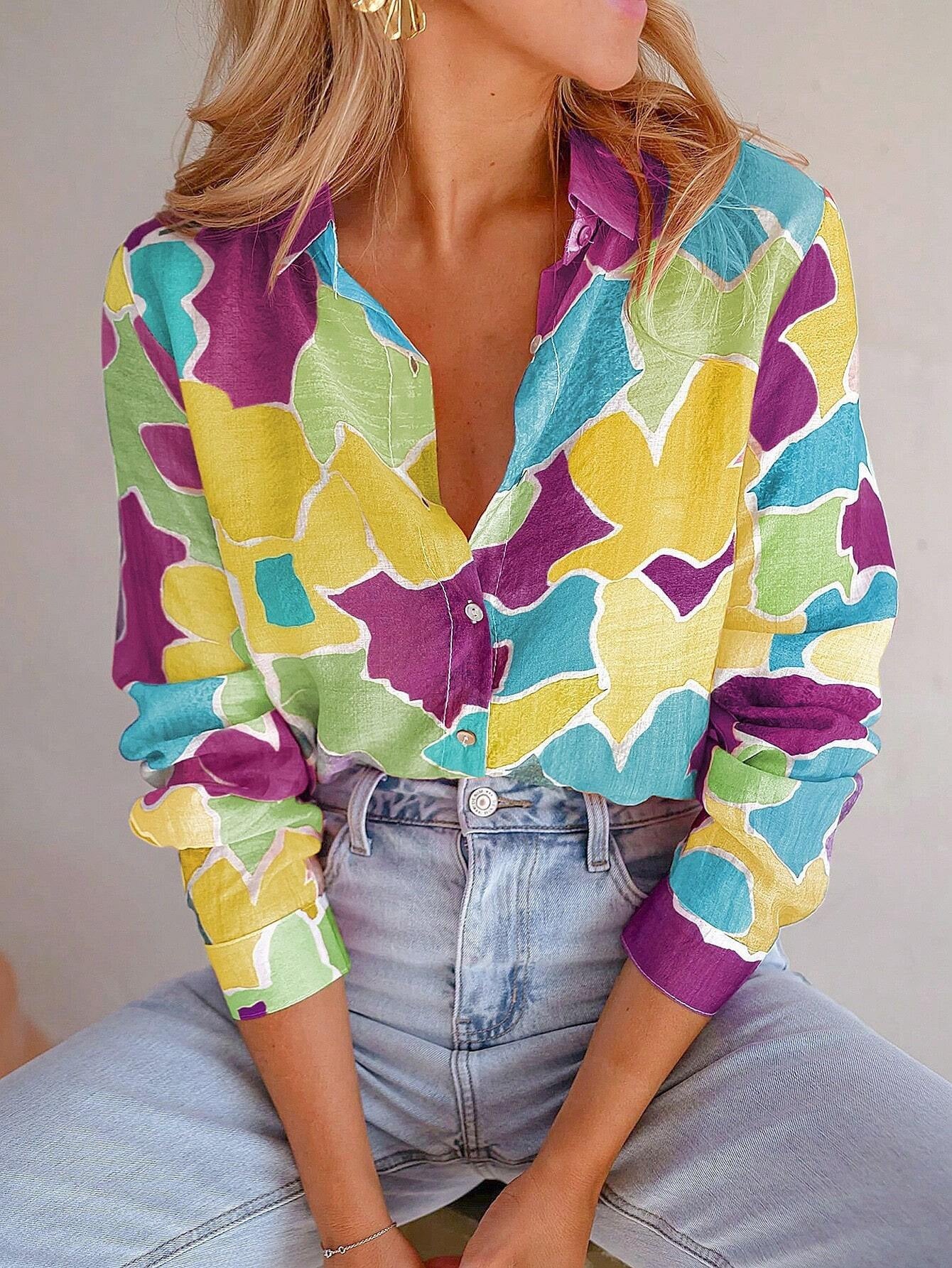 Women's Fashion Casual All-match Short-sleeved Shirt - 𝓢𝓱𝓸𝓹𝓵𝓮𝓬𝔂