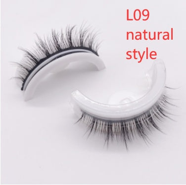 Reusable 3D Mink Lashes Natural False Eyelashes Self Adhesive Fake Glue Free Makeup Eyelash Extension Silk - 𝓢𝓱𝓸𝓹𝓵𝓮𝓬𝔂