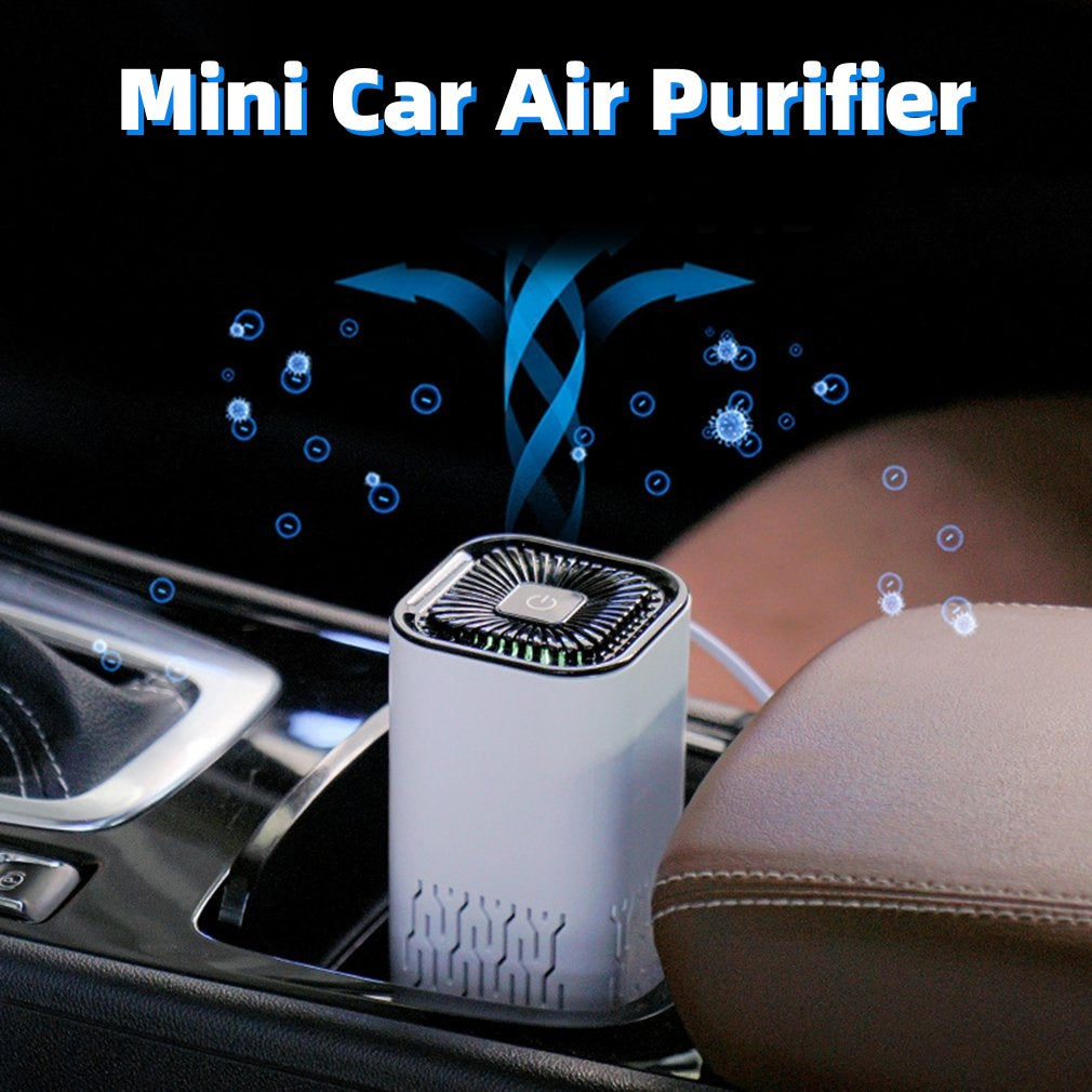 Car Air Purifier Portable Negative Ion Generator Remove Formaldehyde Dust Smoke Air Freshen Washer For Home Car - 𝓢𝓱𝓸𝓹𝓵𝓮𝓬𝔂