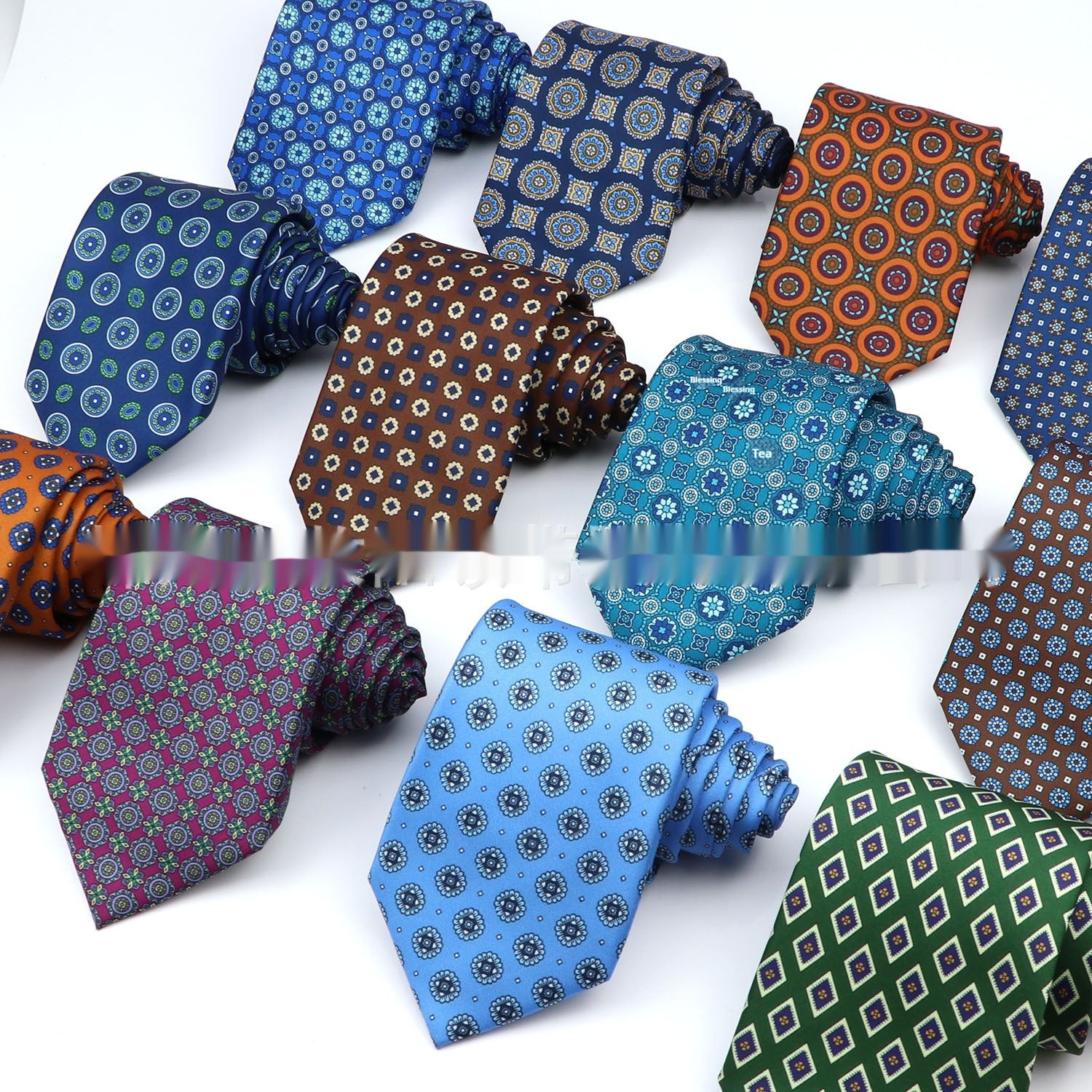 Business Polyester Men's Printed Workplace Tie - 𝓢𝓱𝓸𝓹𝓵𝓮𝓬𝔂
