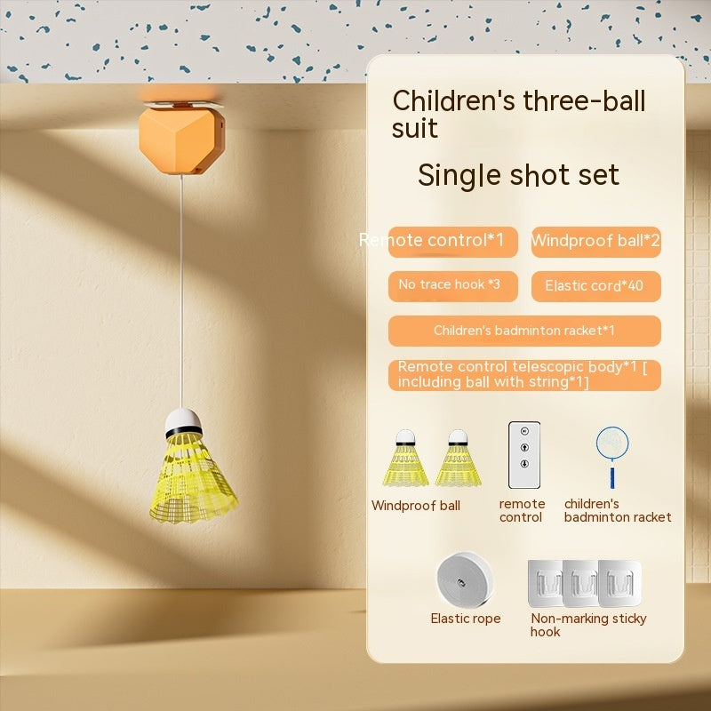 Badminton Racket Single Trainer Automatic Rebound Swing