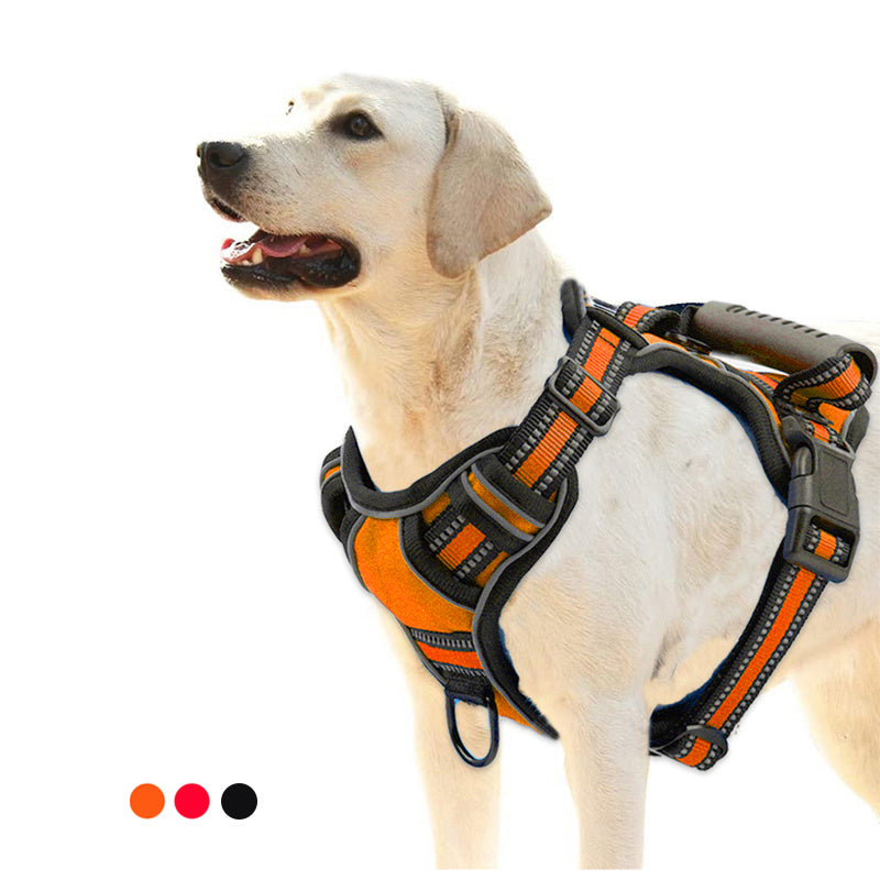 Dog Harness No Pull Breathable Reflective Pet Harness Vest - 𝓢𝓱𝓸𝓹𝓵𝓮𝓬𝔂