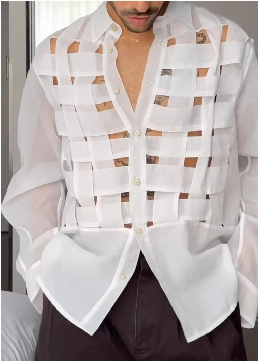 Men's Fashion Woven Shirt - 𝓢𝓱𝓸𝓹𝓵𝓮𝓬𝔂