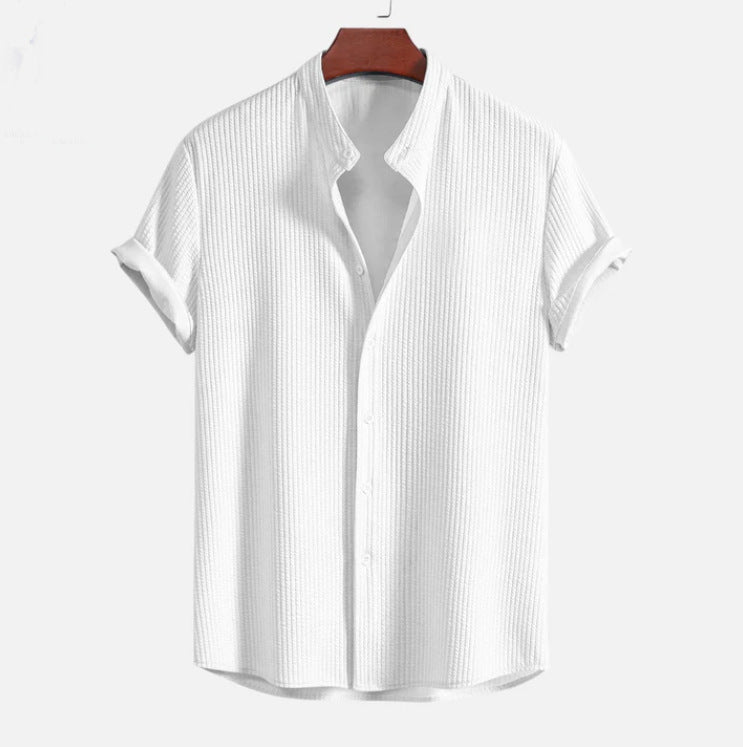 Short Sleeve Loose Shirt Top Summer Mens Clothing - 𝓢𝓱𝓸𝓹𝓵𝓮𝓬𝔂