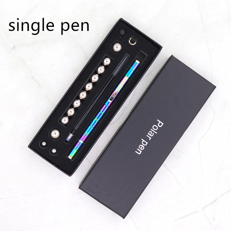 Stress Reducer Relief Toys Gift Box funny black golden kits Fidget magnetic polar pen with stylus ball pen - 𝓢𝓱𝓸𝓹𝓵𝓮𝓬𝔂