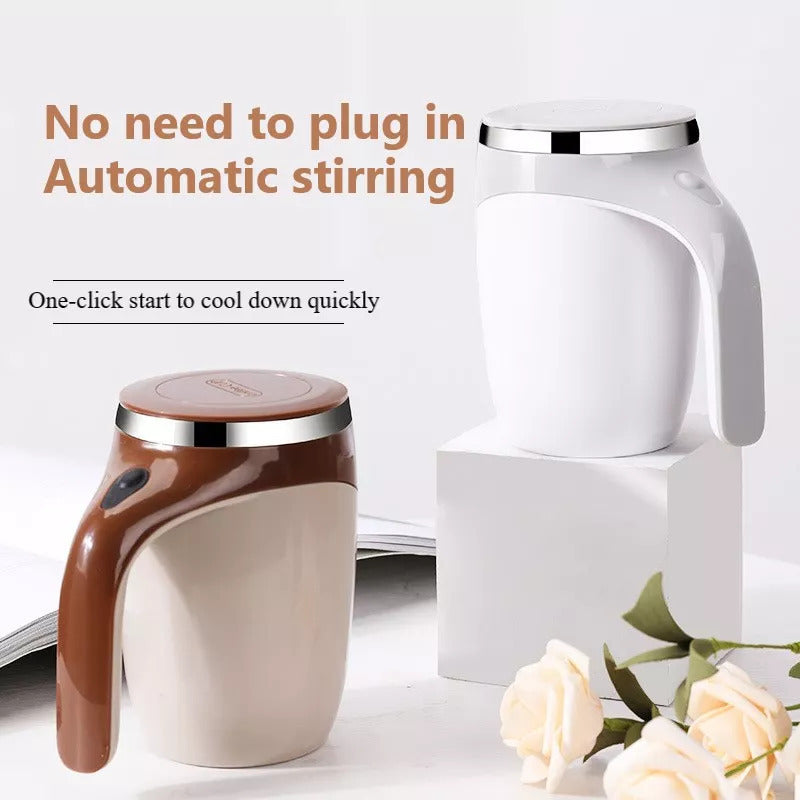 Rechargeable Model Automatic Stirring Cup Coffee Cup High Value Electric Stirring Cup Lazy Milkshake Rotating Magnetic Water Cup - 𝓢𝓱𝓸𝓹𝓵𝓮𝓬𝔂