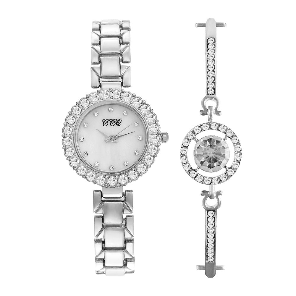 Women's Fashion Diamond Bracelet Watch Suit - 𝓢𝓱𝓸𝓹𝓵𝓮𝓬𝔂