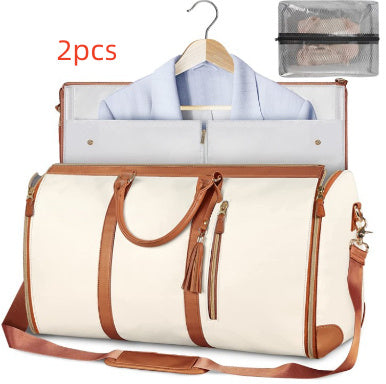 Large Capacity Travel Duffle Bag Women's Handbag Folding Suit Bag Waterproof Clothes Totes - 𝓢𝓱𝓸𝓹𝓵𝓮𝓬𝔂