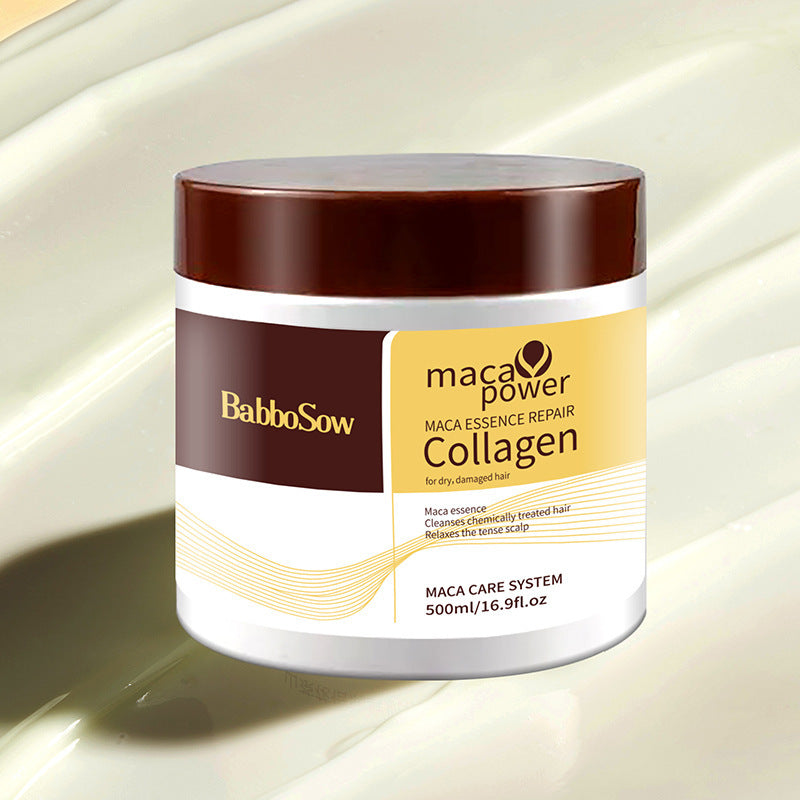 Moisturizing Collagen Hair Mask Hydrating Soft Nourishment Cream Deep Cleansing Hair Care Essential Oil - 𝓢𝓱𝓸𝓹𝓵𝓮𝓬𝔂