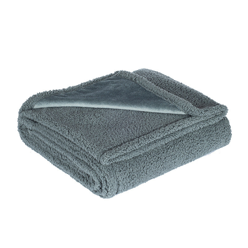 Flannel Cotton Wool Sherpa Thick Pet Blanket Dog Kennel - 𝓢𝓱𝓸𝓹𝓵𝓮𝓬𝔂
