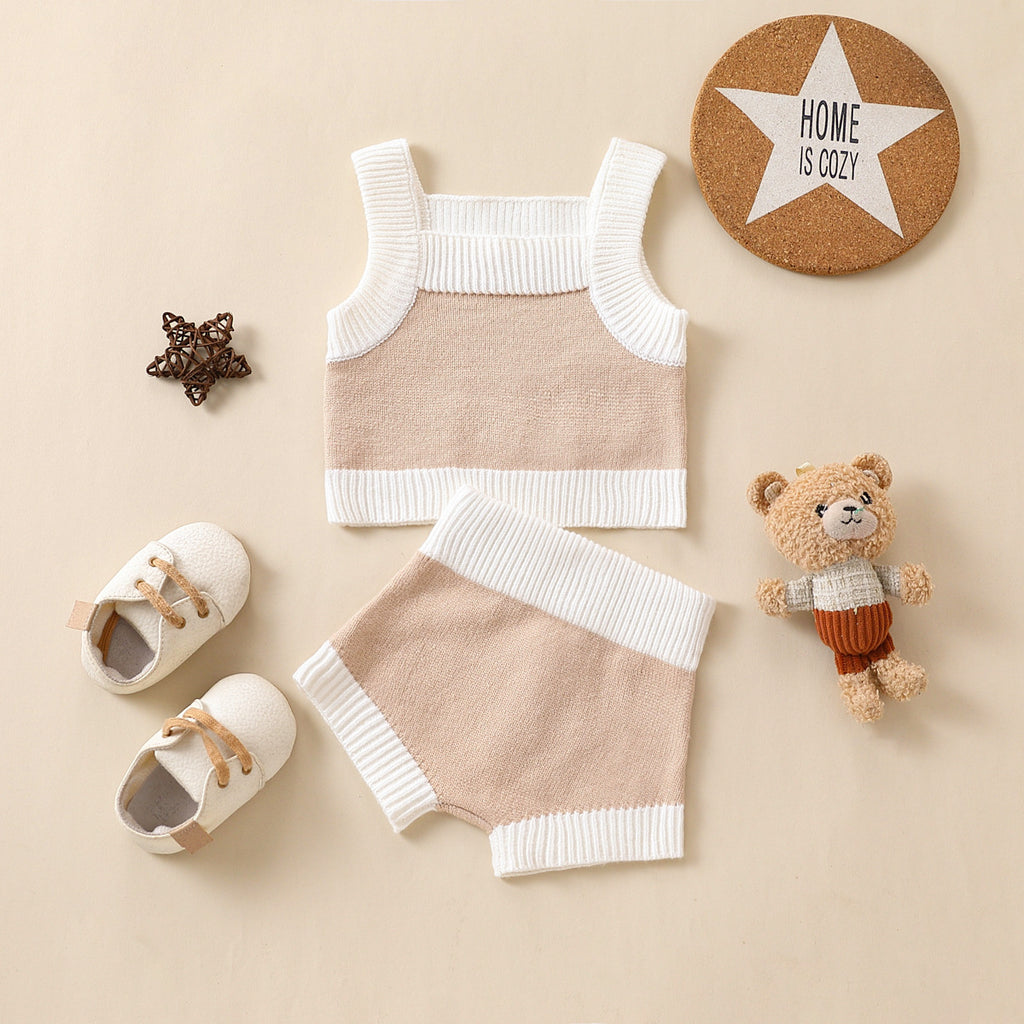 Children's Fashion Tank Top Summer Sweater Set - 𝓢𝓱𝓸𝓹𝓵𝓮𝓬𝔂