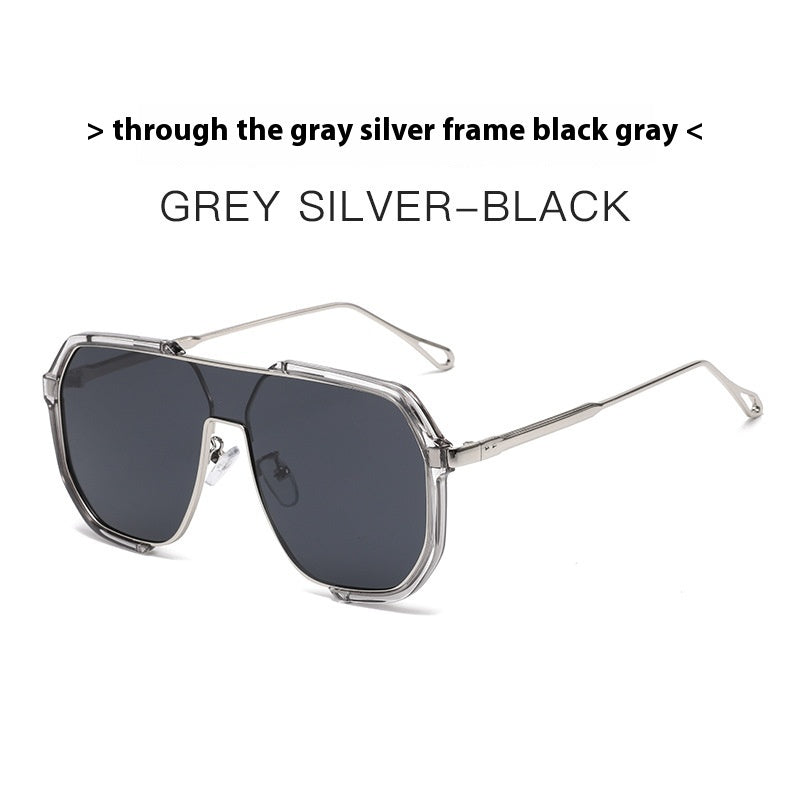 Fashionable Concave Sunglasses Trendy Anti-blue Light - 𝓢𝓱𝓸𝓹𝓵𝓮𝓬𝔂