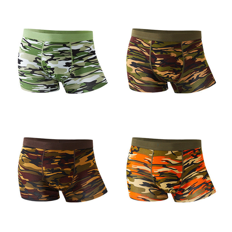 Camouflage Men's Underwear Modal Breathable Boxers Mid-waist Printed Boxers - 𝓢𝓱𝓸𝓹𝓵𝓮𝓬𝔂