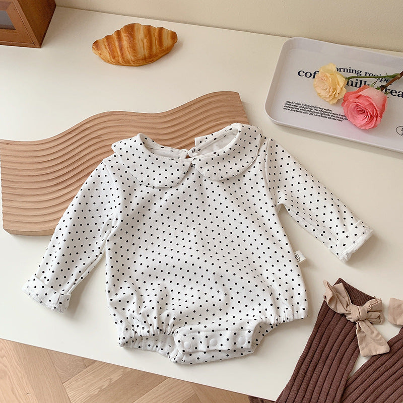 Baby Fashion Polka Dot Puffer Bodysuit - 𝓢𝓱𝓸𝓹𝓵𝓮𝓬𝔂