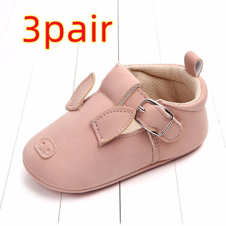 Spring and autumn cartoon animal baby shoes matte leather non-slip soft bottom baby shoes wholesale 0884 - 𝓢𝓱𝓸𝓹𝓵𝓮𝓬𝔂